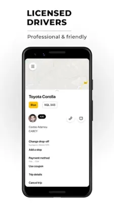 CABCY your taxi app in Cyprus android App screenshot 1